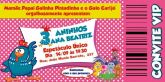 Convite Ingresso Personalizado 12x6 cm